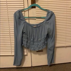 Long sleeve crop top from urban outfitters